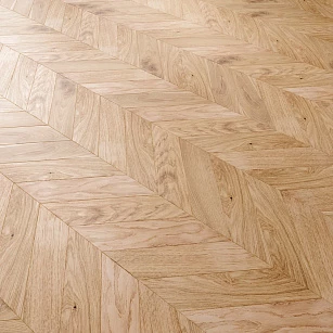 Паркет Елка Французская Lab Arte Chevron Дуб Натур 1015 лак 600/450х150х14/3/45° в интерьере
