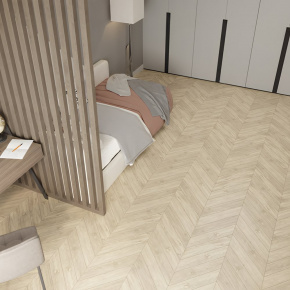 Ламинат ПВХ Alpine Floor Сонома Chevron LVT ECO 20-7*** в интерьере