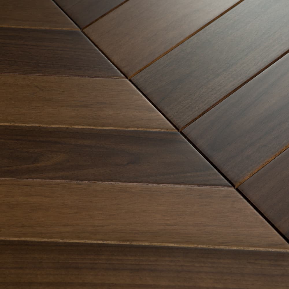 Паркет Елка Французская Lab Arte Chevron 400/336х110х14/60° Орех Американский Прайм