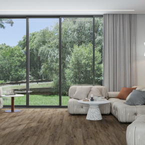 SPC Ламинат Alta Step Дуб Арктический 1218х180х4 (3,069 м2) SPC2206 в интерьере