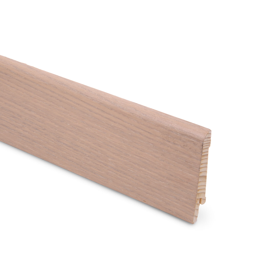 Плинтус шпонированный Lab Arte Oak Arktik 70х15х2500