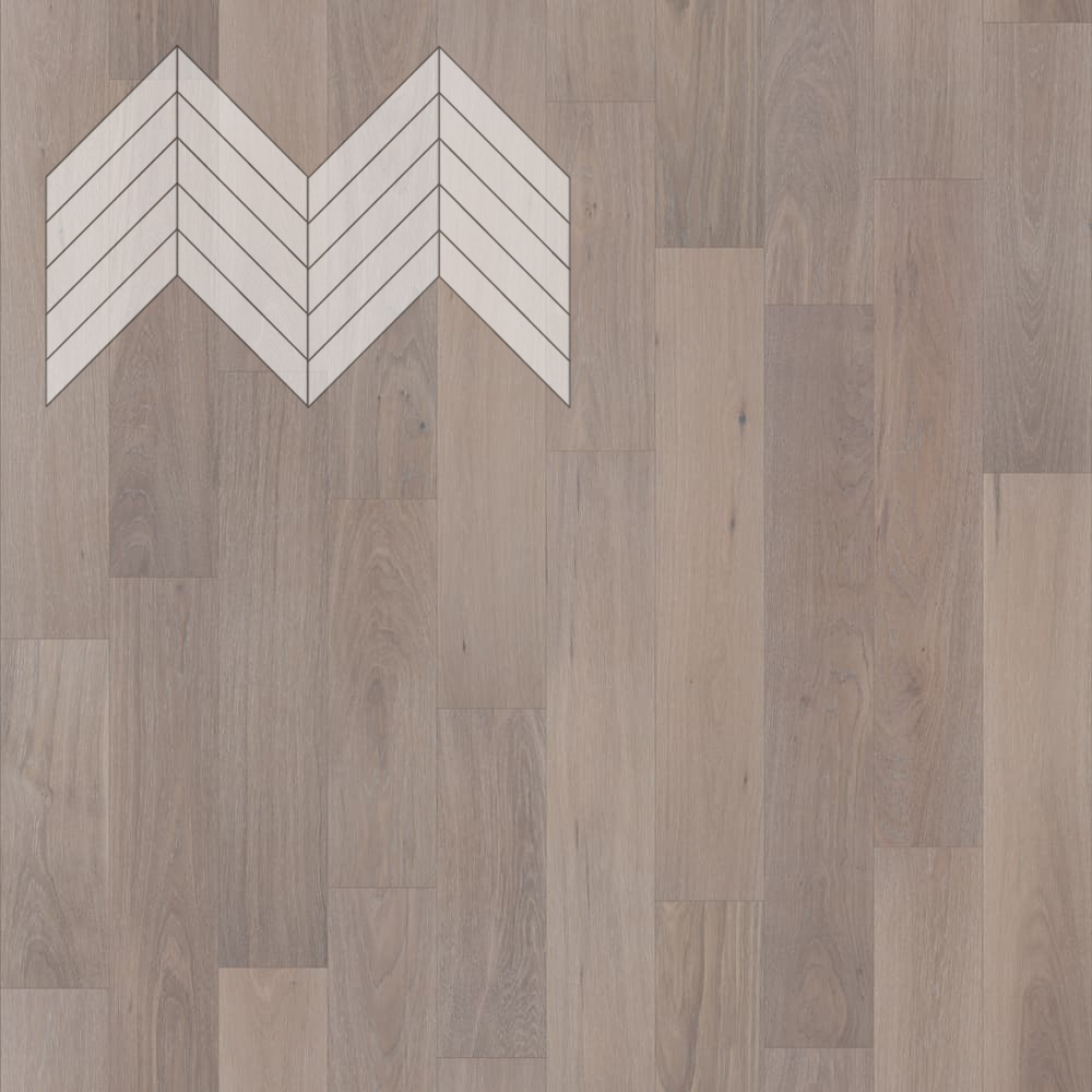 Паркет Елка Французская Lab Arte Chevron Дуб Селект Шарм лак 600/510х90х14/3/45°