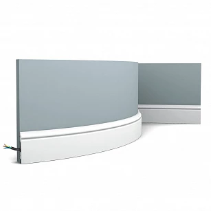 Плинтус из дюрополимера Orac Decor SX165F 2000х69х11 в интерьере