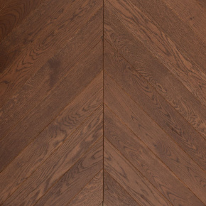 Паркет Елка Французская Lab Arte Chevron Дуб Натур Табак лак 600/510х90х14/3/45° в интерьере