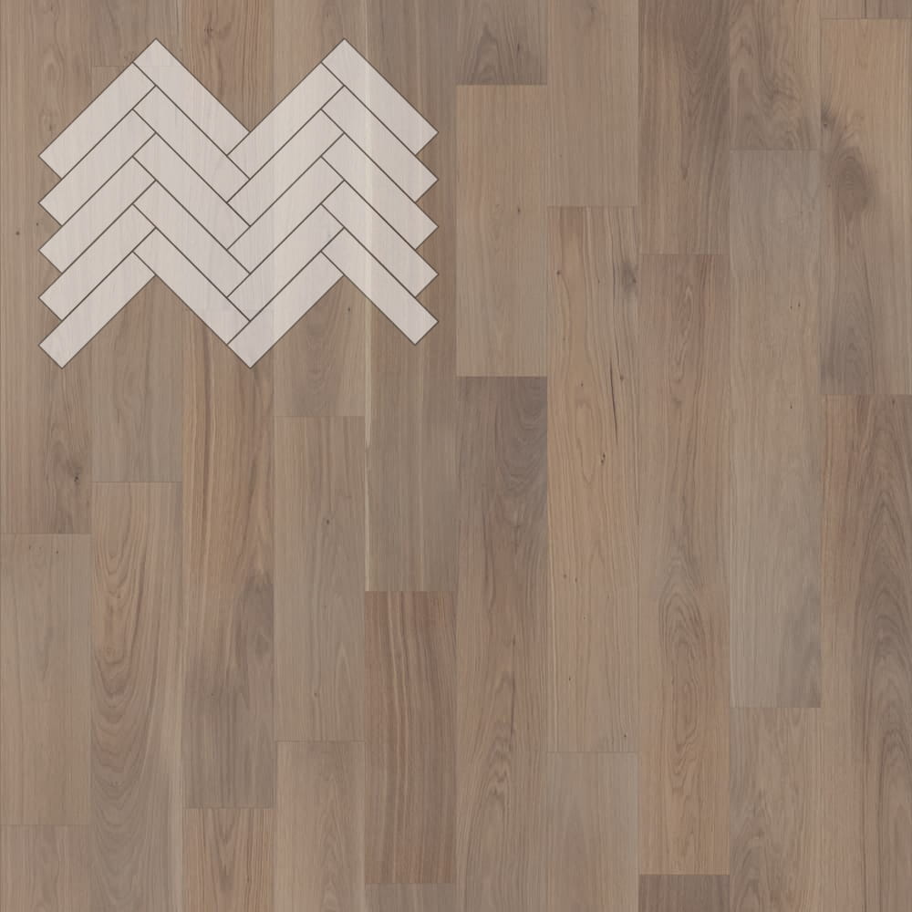 Паркет Елка Английская Lab Arte Angle Дуб Натур Беж лак 500х125х14/3