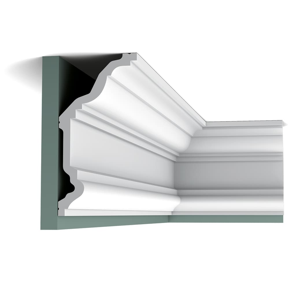 Плинтус из дюрополимера Orac Decor потолочный карниз C332 2000x230x114