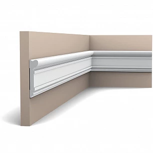 Плинтус из дюрополимера Orac Decor DX119-2300 2300х92х22 в интерьере