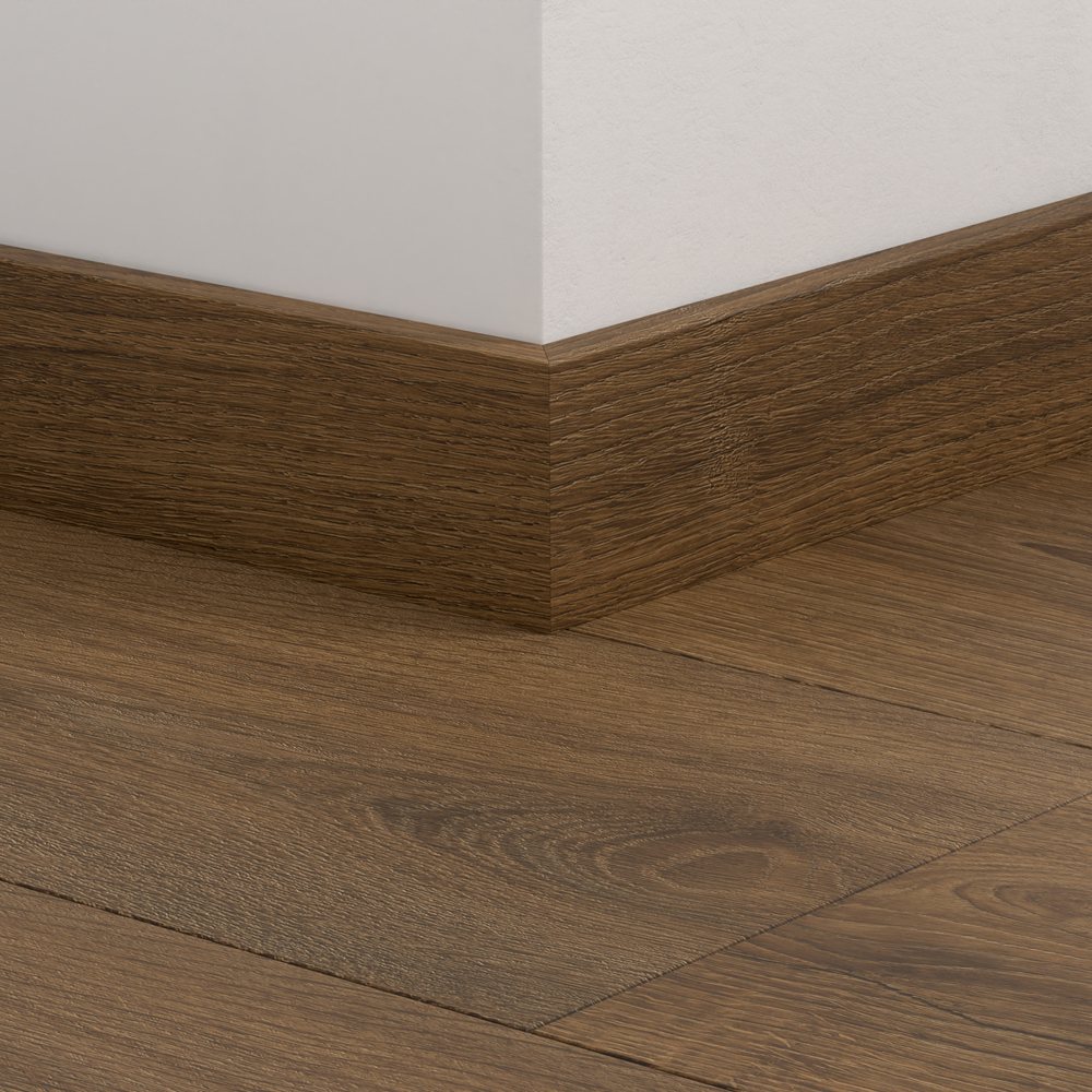 Плинтус ПВХ прямой для LVT Pergo PGVSK40307 Дуб характерный темный 2400х12х58